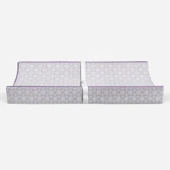 Bacati - Floral Quilted Muslin Changing Pad Cover Lilac -Baby Trend Store GUEST c4a7e69c e970 4341 9d7d c34b0986e1a8
