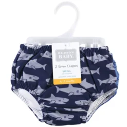 Hudson Baby Infant And Toddler Boy Swim Diapers, Sharks