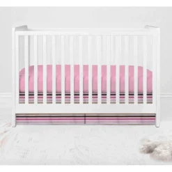 Bacati - Mod Dots Stripes Pink Fuschia Beige Chocolate 4 Pc Crib Bedding Set With Diaper Caddy -Baby Trend Store GUEST c5d52dc8 79a1 4dda 8a20 0de62cad6b53