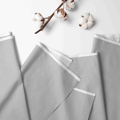 Bacati - 3 Layer Ruffled Crib/Toddler Bed Skirt - White/Gray/Steel 1 Bacati - 3 Layer Ruffled Crib/Toddler Bed Skirt - White/Gray/Steel