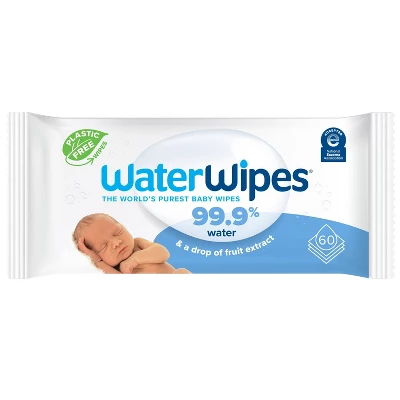 WaterWipes Plastic-Free Original Unscented 99.9% Water Based Baby Wipes - (Select Count) 7 WaterWipes Plastic-Free Original Unscented 99.9% Water Based Baby Wipes - (Select Count) - Image 7