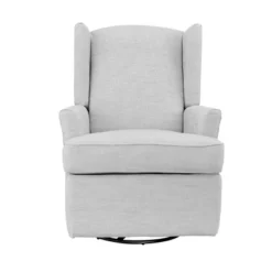 SECOND STORY HOME Hemingway Swivel Recliner Chair - Gray -Baby Trend Store GUEST c9336a26 c811 4e32 bb7f b1c5862387e0