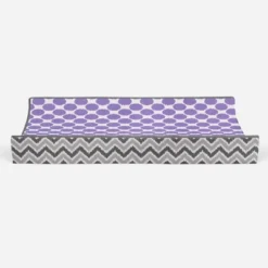 Bacati - Ikat Zigzag Lilac Dots Muslin Changing Pad Cover 10 Bacati - Ikat Zigzag Lilac Dots Muslin Changing Pad Cover -Baby Trend Store GUEST c9de0968 4871 42d9 bc7b 0e36097224b4