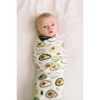 Loulou Lollipop Muslin Swaddle Blanket - Avocado