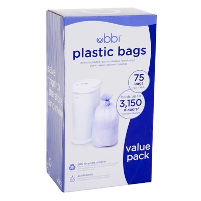 Ubbi® Ubbi Plastic Diaper Pail Bags 5 Ubbi® Ubbi Plastic Diaper Pail Bags - Image 5