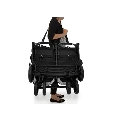 Jeep Destination Ultralight Side X Side Double Stroller By Delta Children - Midnight Black 9 Jeep Destination Ultralight Side X Side Double Stroller By Delta Children - Midnight Black - Image 9