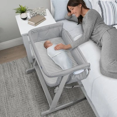 BabyGap By Delta Children Whisper Bedside Bassinet Sleeper With Breathable Mesh And Adjustable Heights - Made With Sustainable Materials 9 BabyGap By Delta Children Whisper Bedside Bassinet Sleeper With Breathable Mesh And Adjustable Heights - Made With Sustainable Materials - Image 9