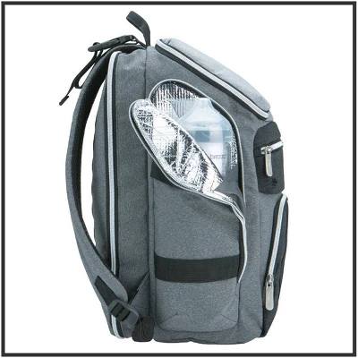 Baby Brezza Changing Station Diaper Bag - Gray 5 Baby Brezza Changing Station Diaper Bag - Gray - Image 5