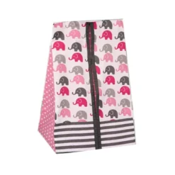 Bacati - Elephants Pink/Fuschia/Gray 6 Pc Crib Bedding Set With Long Rail Guard Cover -Baby Trend Store GUEST d38dc78e 7460 4474 99b3 bd27cafb6a0e