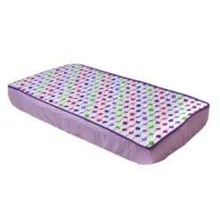 Bacati - Botanical Purple Changing Pad Cover -Baby Trend Store GUEST d59b2d64 364e 4039 b2ed 7acbb2dbdcf0