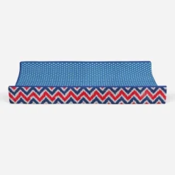 Bacati - MixNMatch Navy/Red Pin Dots Changing Pad Cover -Baby Trend Store GUEST d8c4d16c 4ee3 4b93 b313 5c3c3bdf9147