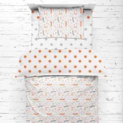 Bacati - Basketball Orange/Gray Muslin 4 Pc Toddler Bedding Set -Baby Trend Store GUEST d92c3f3f 2853 4875 8cb8 ddf4a72a491a
