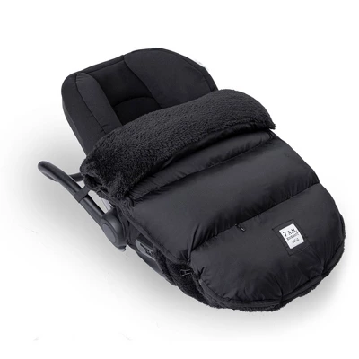 7AM Enfant PlushPOD Multi-Seaonal Footmuff - Black S/M 2 7AM Enfant PlushPOD Multi-Seaonal Footmuff - Black S/M - Image 2