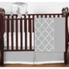 Sweet Jojo Designs Gray & White Trellis Musical Mobile - Gray