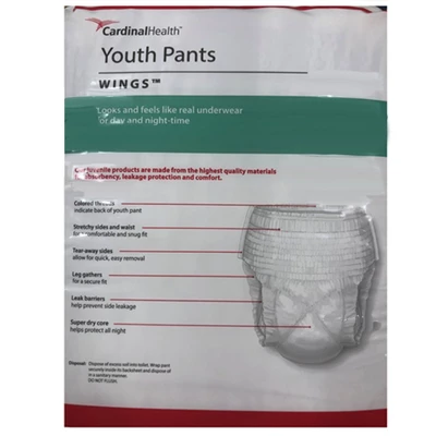 Cardinal Health Youth Pants, Pull Up Diaper For Kids 1 Cardinal Health Youth Pants, Pull Up Diaper For Kids