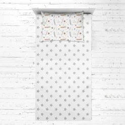 Bacati - Football Sports Brown Gray Muslin 3 Pc Toddler Bed Sheet Set -Baby Trend Store GUEST e01358ba 0adf 40db a082 ef6113d9b9a9