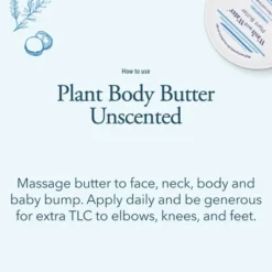Wash With Water Plant Body Butter (Unscented), Vegan Healing Ointment Cream For Dry & Sensitive Skin, 7 Oz Tub -Baby Trend Store GUEST e1e9d80a e5b1 4f1a af84 a8c233b8b2e8