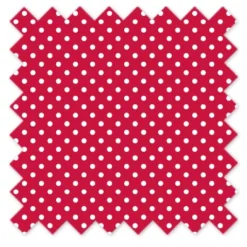 Bacati - Pin Dots Crib/Toddler Bed Skirt - Red