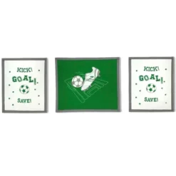 Bacati - Boys Soccer Muslin Green Gray 10 Pc Crib Bedding Set With 4 Swaddling Blankets -Baby Trend Store GUEST e7b11e93 6dd9 45cd 88a6 c4b54bf316bd