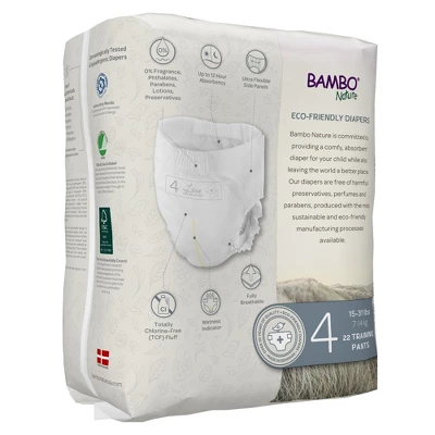 Bambo Nature Dream Toddler Toddler Training Pants Size 4 15 To 31 Lbs. 1000016929, 220 Ct 1 Bambo Nature Dream Toddler Toddler Training Pants Size 4 15 To 31 Lbs. 1000016929, 220 Ct