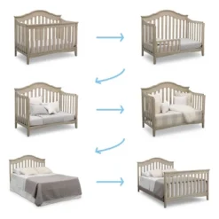 Delta Children Farmhouse 6-in-1 Convertible Crib -Baby Trend Store GUEST ea43a930 363d 41a4 9776 38be65728824