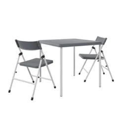 Cosco 3pc Kids' Activity Set With Folding Chairs Gray/White -Baby Trend Store GUEST ebcbed96 e5ef 476b bf78 f9c939126033