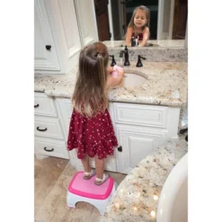 Nuby Toilet Step Stool - Pink -Baby Trend Store GUEST eceb3e1a 867b 435a 97bd 41f2c691f7e7