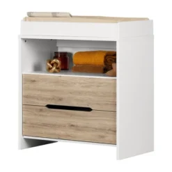 Cookie Changing Table - Pure White And Rustic Oak - South Shore -Baby Trend Store GUEST edbae635 fb5d 4003 828a 0e6b29da7a64