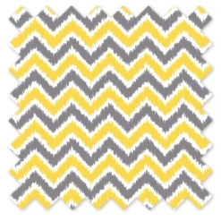 Bacati - Chevron Ikat Yellow Gray 100 Percent Cotton Universal Baby US Standard Crib Or Toddler Bed Fitted Sheet -Baby Trend Store GUEST efca1ce1 47a7 4878 9be1 15ecd5f94a97