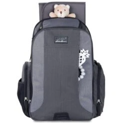 Eddie Bauer Rocky Back Pack Diaper Bag - Gray -Baby Trend Store GUEST f0ee71c9 e075 4397 bc03 f3faaebc470c