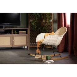 South Shore Balka Rocking Accent Chair - Rattan -Baby Trend Store GUEST f462eb0a db6a 4c2b 8b0b 671bd62d3cba