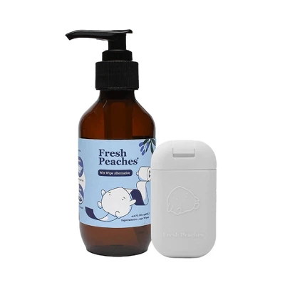 Fresh Peaches Toilet Paper Gel Wet Wipe Alternative 4 Fresh Peaches Toilet Paper Gel Wet Wipe Alternative - Image 4