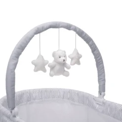 Delta Children Curve Bassinet - White And Gray -Baby Trend Store GUEST f9af37ae 7b44 4349 b626 b827b79187dc