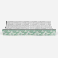Bacati - Clouds In The City Mint/ Cityscape Quilted Changing Pad Cover 11 Bacati - Clouds In The City Mint/ Cityscape Quilted Changing Pad Cover -Baby Trend Store GUEST fab72ae5 d406 482d 93ee 970b8adb7ce7