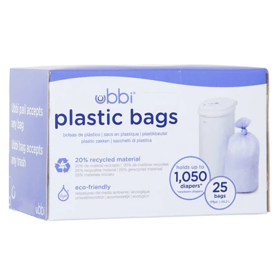 Ubbi® Ubbi Plastic Diaper Pail Bags 4 Ubbi® Ubbi Plastic Diaper Pail Bags - Image 4