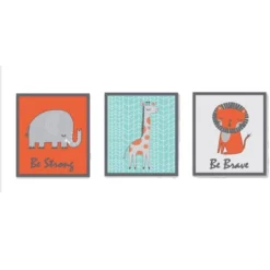 Bacati - Jungle Safari Aqua Orange Gray 10 Pc Crib Bedding Set With 2 Crib Fitted Sheets -Baby Trend Store GUEST ffe0f07c 8ce8 4ee0 817d 4da80d1b1f32